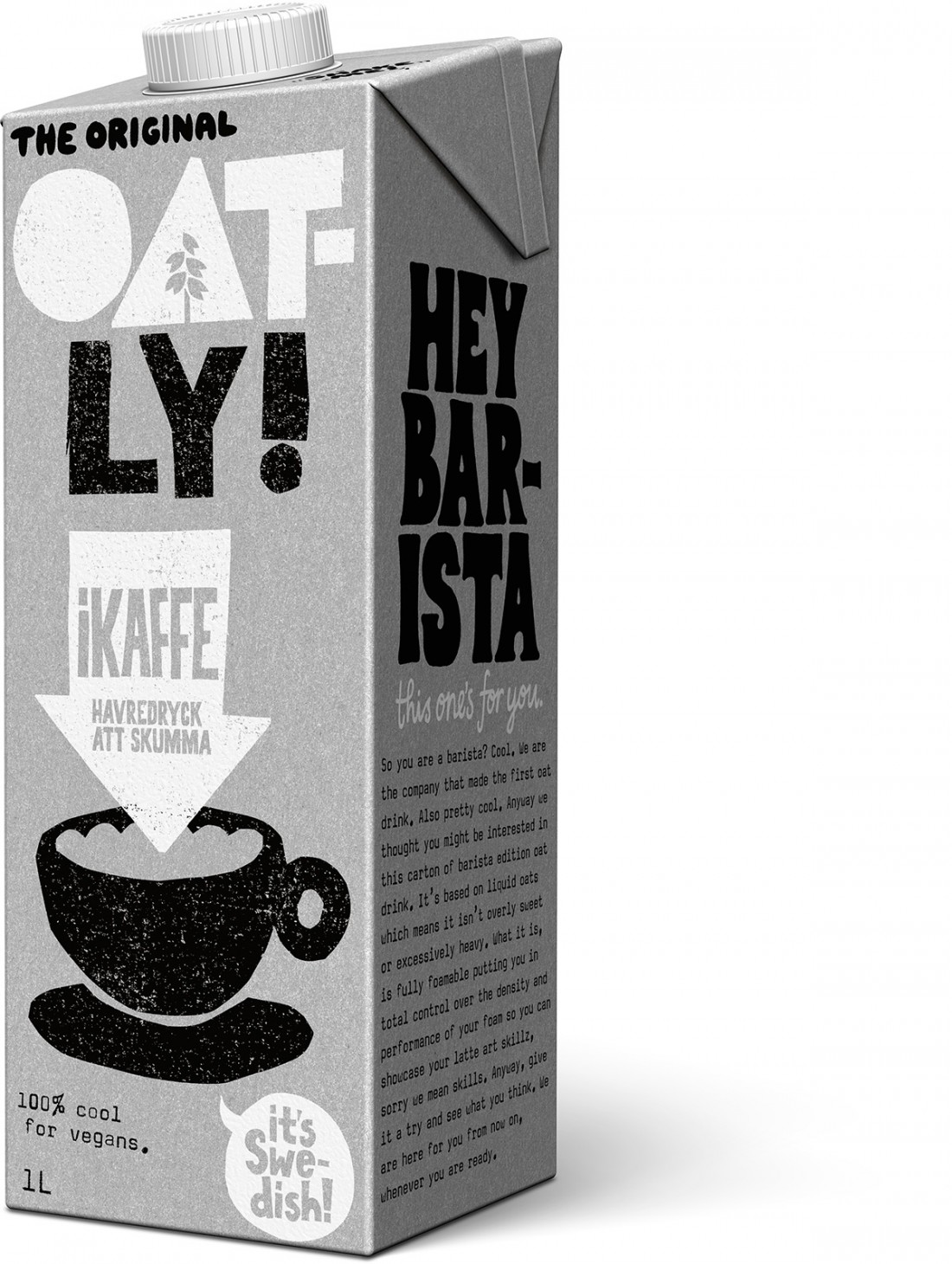 Ikaffe, havrebaserad kaffemjölk 1l